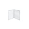 Azar Displays Clear Acrylic Double Photo Holder, Side by Side Dual Frame, Size 4'' W x 6'' H, 2PK 107726-GS-2PK - alternate 3